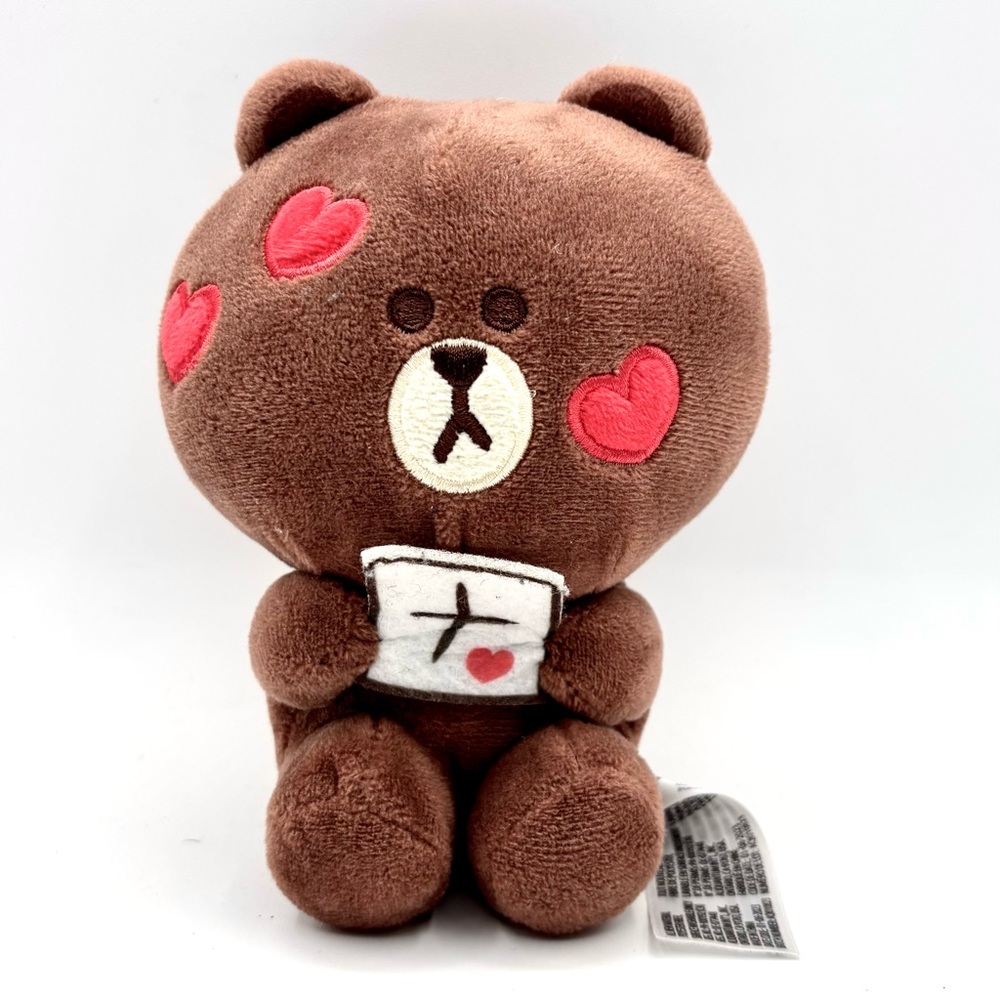Line Friends Brown Bear Plush / Stuffed Animal / Toy